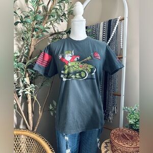 Grunt Style Military Humor Christmas Santa Tactical Graphic Tee Shirt Holiday